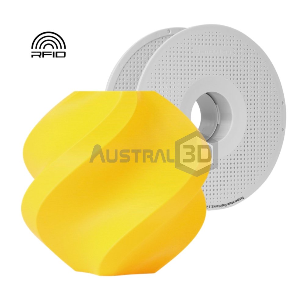 Filamento 3D Bambu Lab PLA Lite 1kg 1.75mm AMARILLO con bobina
