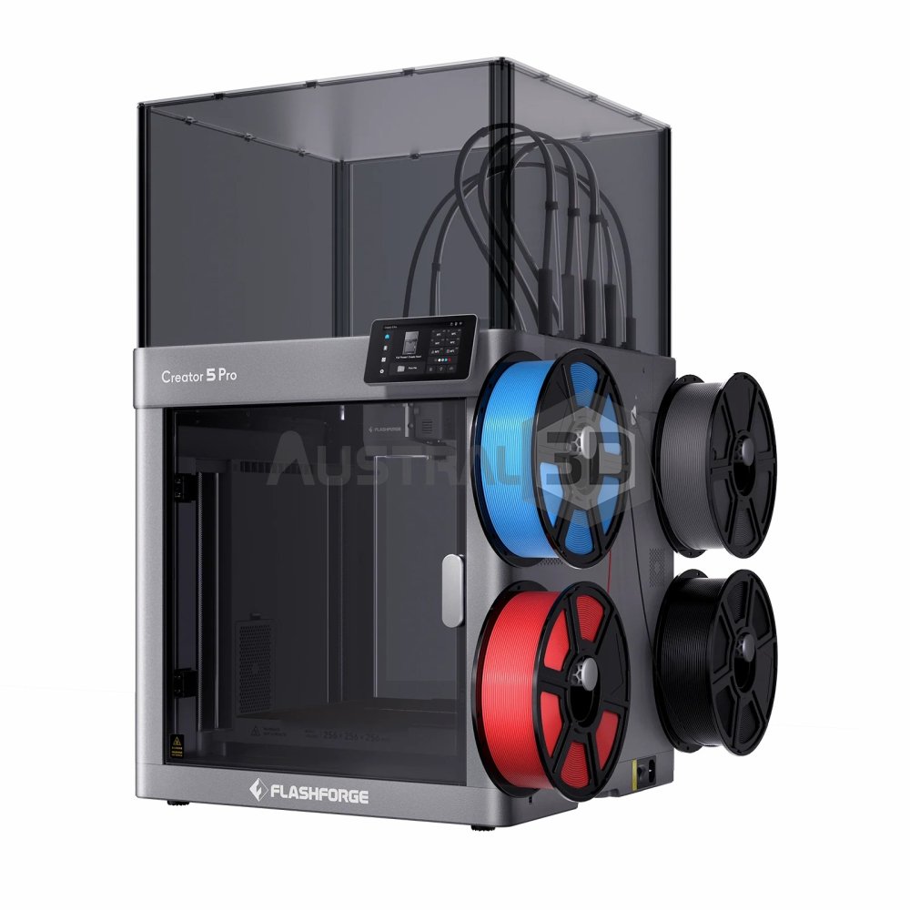 Impresora 3D Flashforge Creator 5 Pro 4 Cabezales