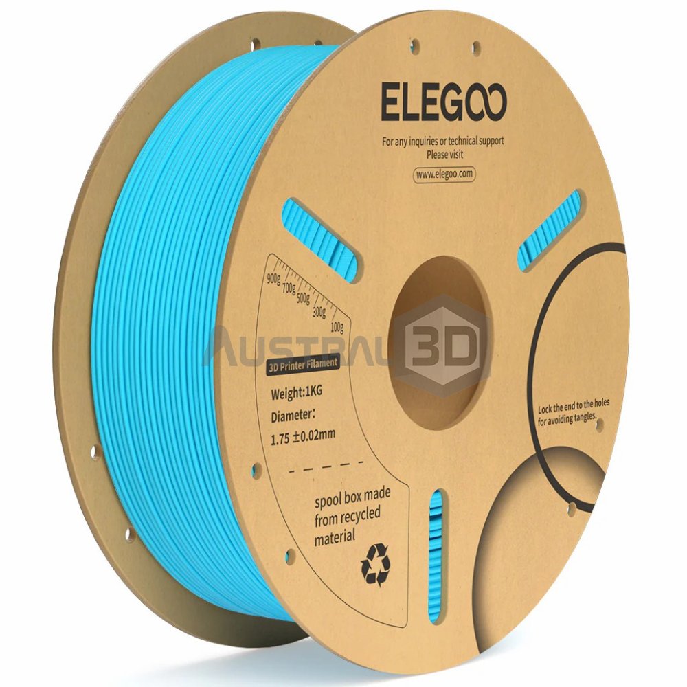 Filamento 3D ELEGOO PLA+ 1kg 1.75mm CELESTE CIELO
