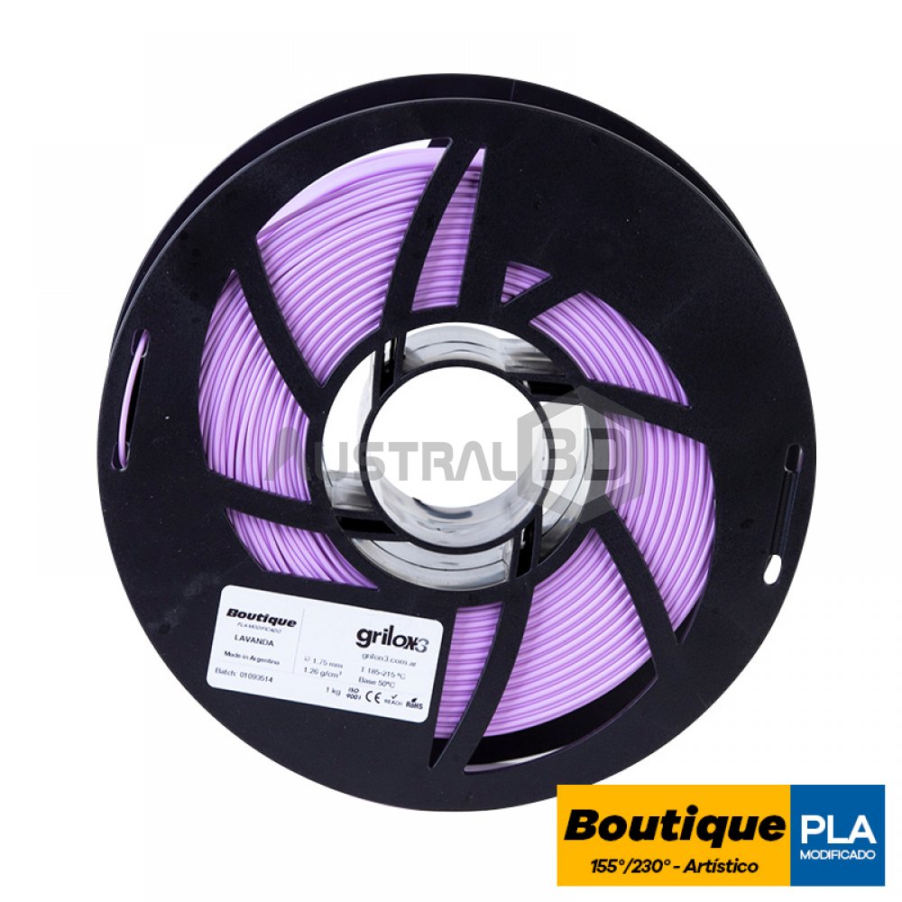 Filamento Grilon3 PLA Boutique 1.75mm LAVANDA 1kg