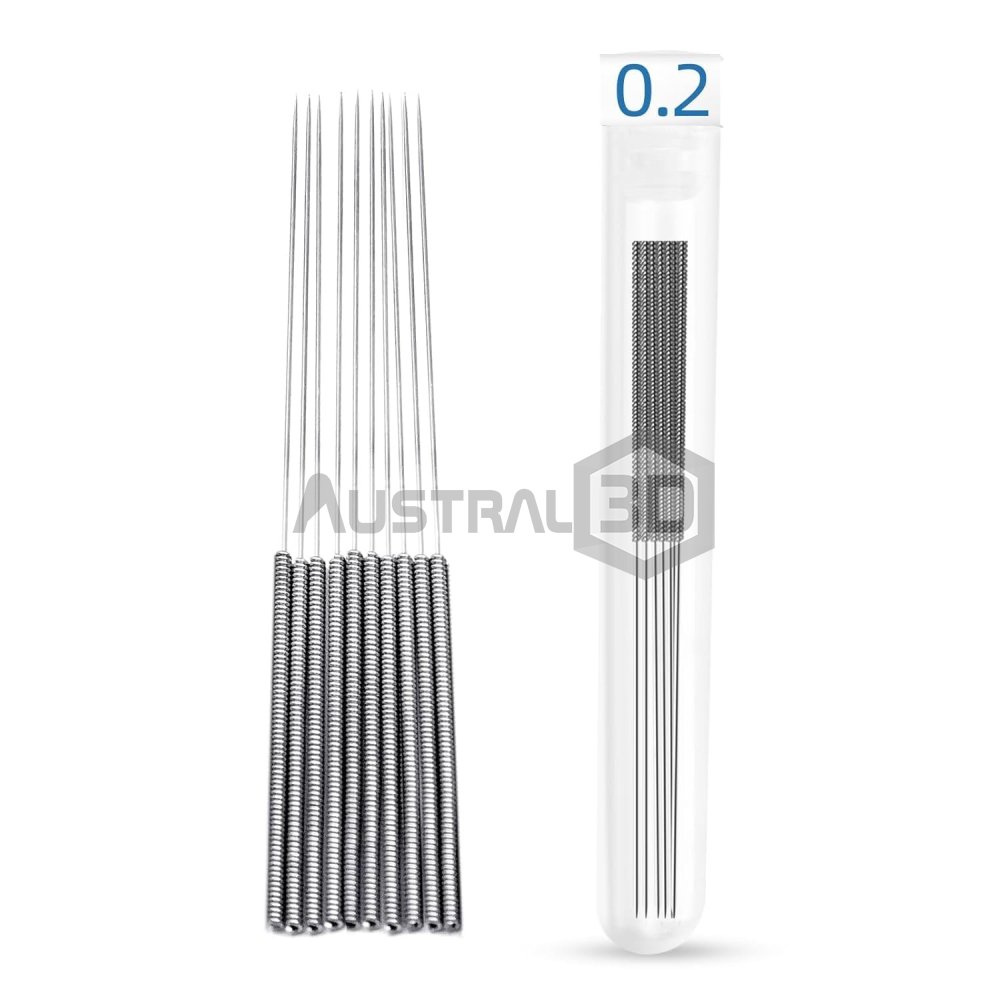 Agujas Destapa Nozzle 0.2mm Pack x10