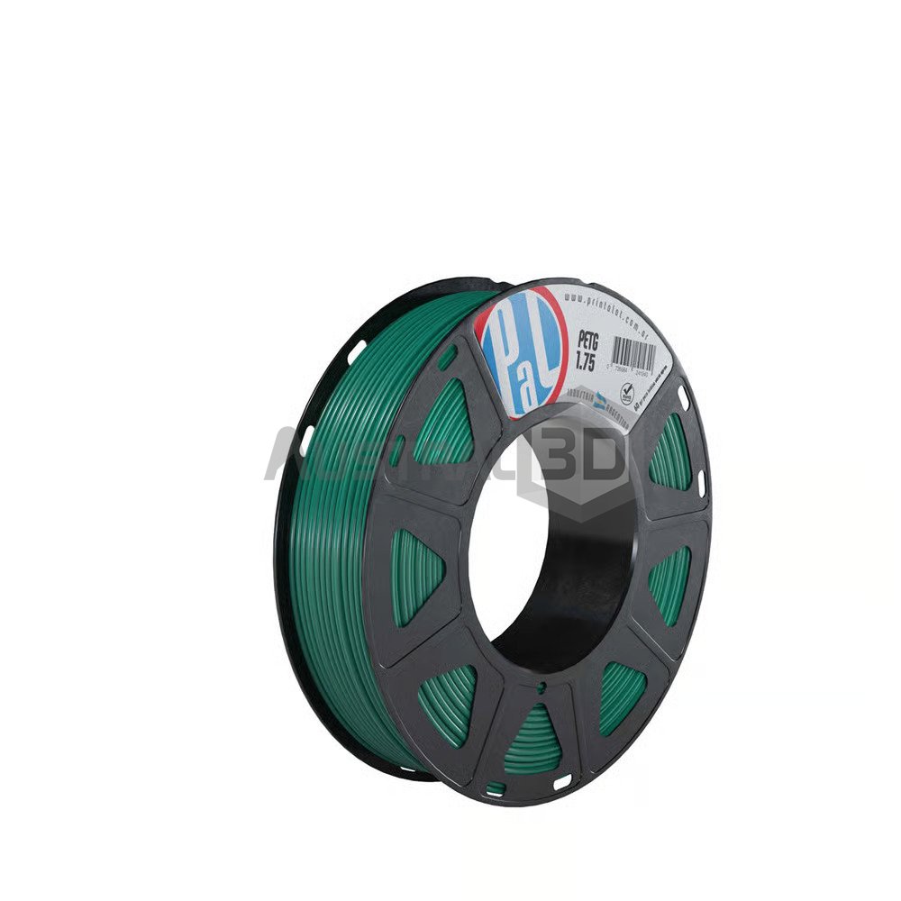 Filamento 3D PETG Printalot 1.75Mm 250g VERDE Tranlúcido