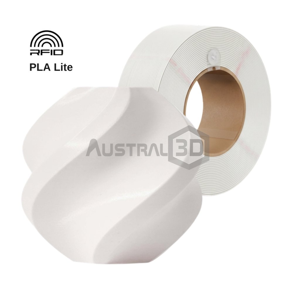 Filamento 3D Bambu Lab PLA Lite 1kg 1.75mm BLANCO recarga sin bobina