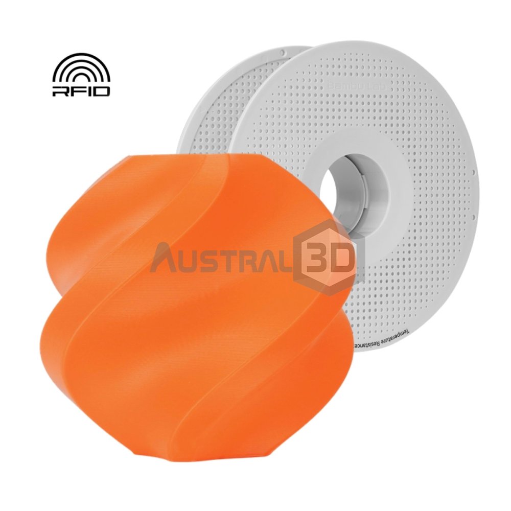 Filamento 3D Bambu Lab PLA Lite 1kg 1.75mm NARANJA con bobina