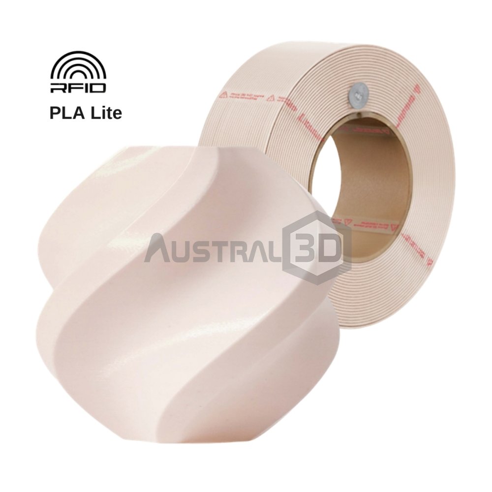 Filamento 3D Bambu Lab PLA Lite 1kg 1.75mm BEIGE MATE recarga sin bobina