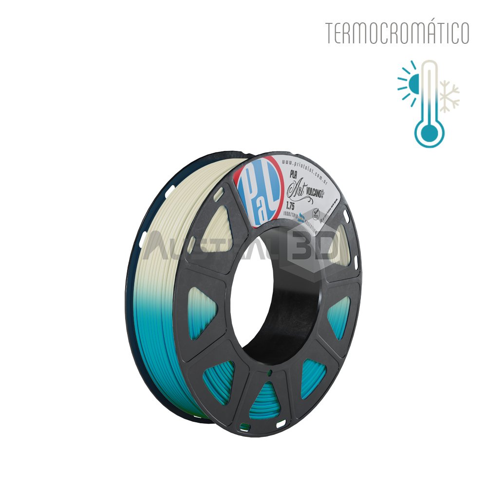 Filamento 3D Printalot 1.75mm 250g PLA VULCANO TURQUESA