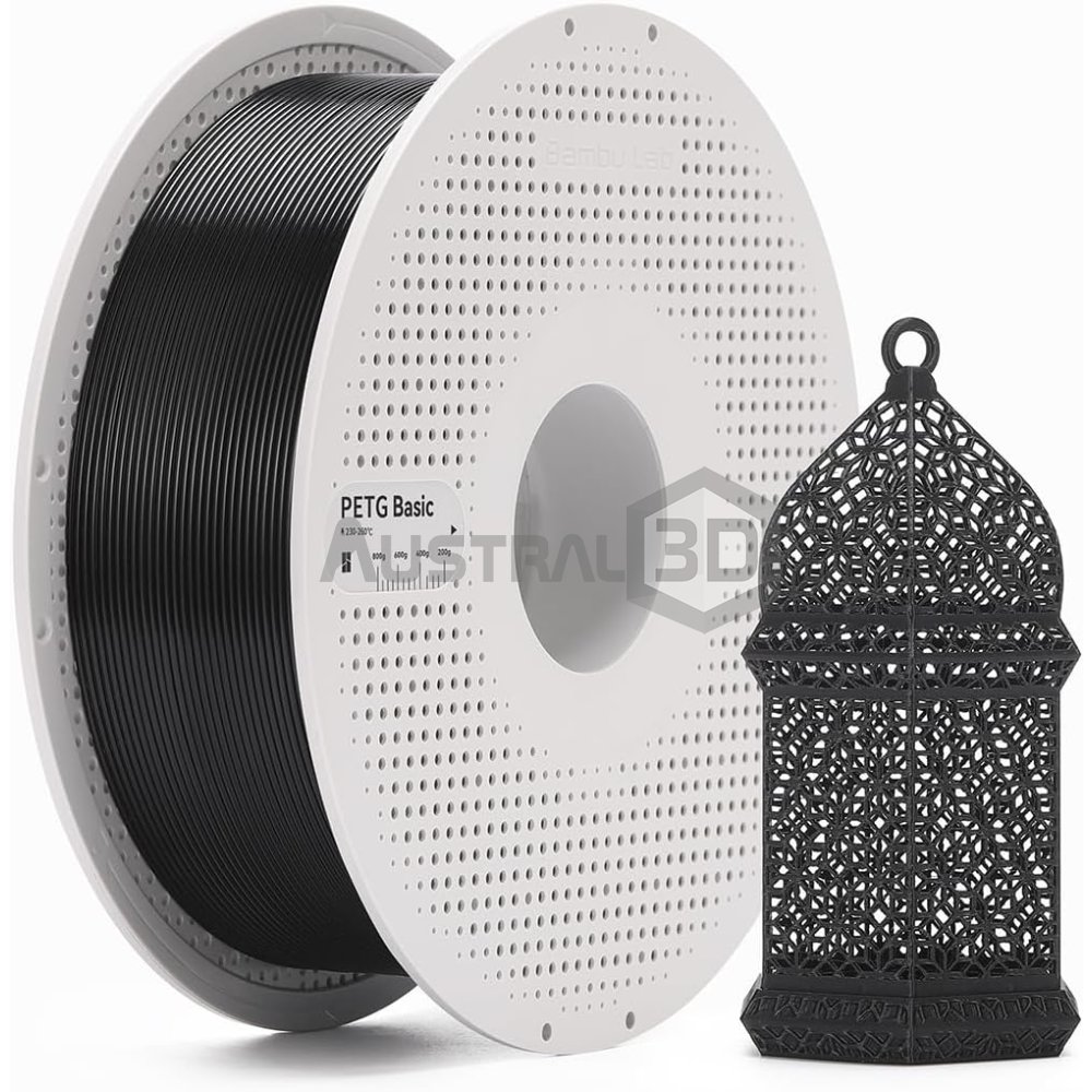 Filamento 3D Bambu Lab PETG Basic 1kg 1.75mm NEGRO