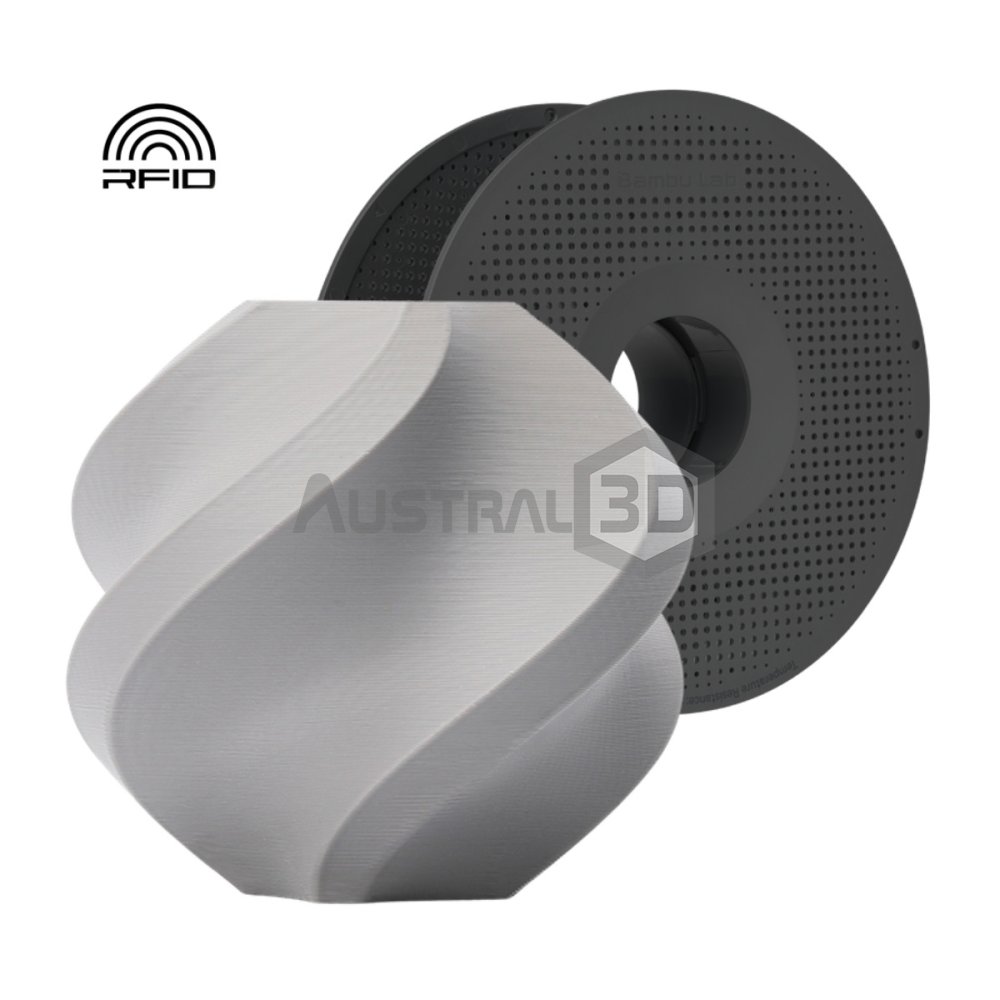 Filamento 3D Bambu Lab PETG HF 1kg 1.75mm GRIS con bobina
