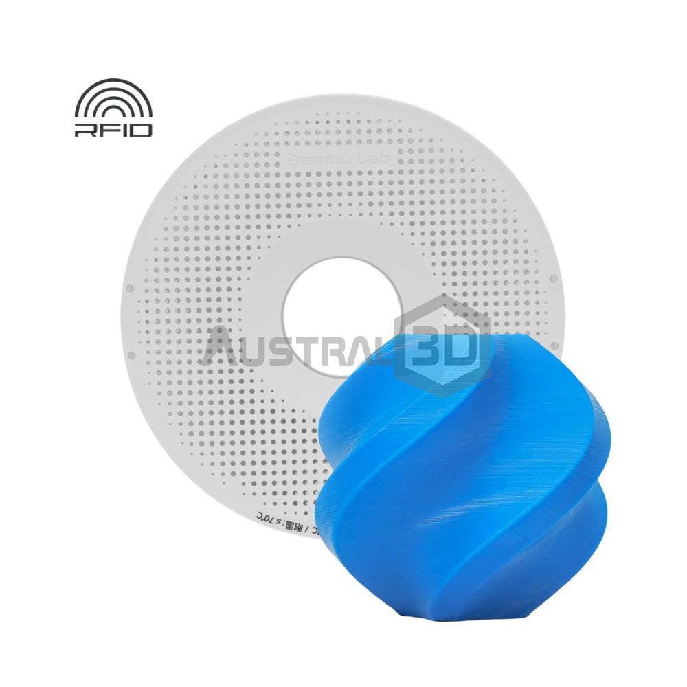 Filamento 3D PLA basic BAMBULAB 1.75Mm 1Kg CIAN