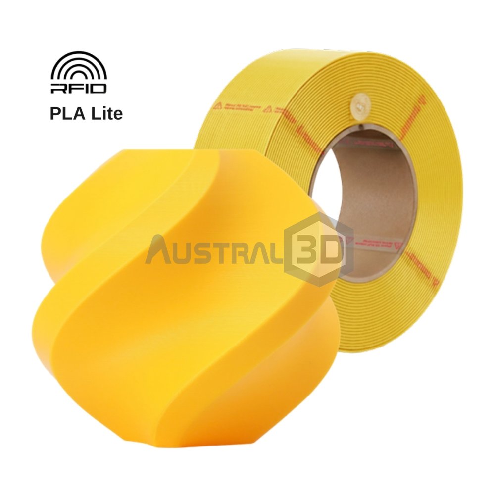 Filamento 3D Bambu Lab PLA Lite 1kg 1.75mm GIRASOL recarga sin bobina