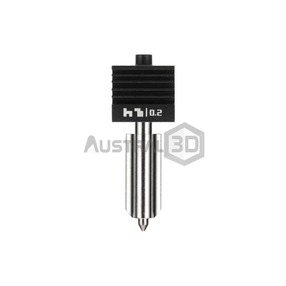 Hotend Bambu Lab H2D con boquilla de acero inoxidable 0.2mm