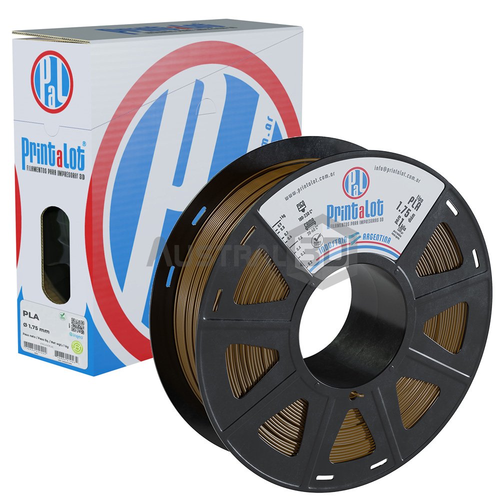 Filamento 3D Printalot 1.75mm 1kg PLA CHOCOLATE