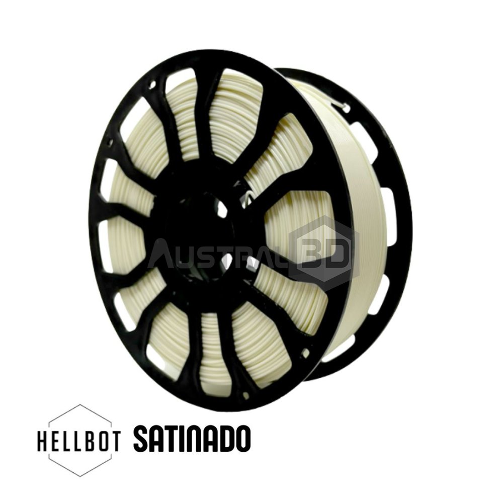 Filamento 3D ECOFILA LOCK PLA SATINADO 1.75 Hellbot 1kg HUESO